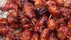 Spicy Bacon Wrapped Water Chestnuts