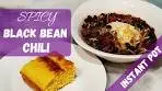 Spicy black bean chili recipe