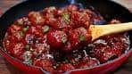 Spicy Cranberry Barbecue Meatballs Recipe - Easy and ...