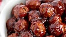 Spicy Cranberry BBQ Meatballs