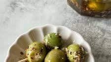 Spicy Feta Stuffed Olives