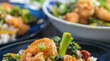 Spicy Garlic Shrimp and Broccoli Stir Fry