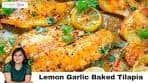 Spicy Lemon Garlic Baked Tilapia Recipe