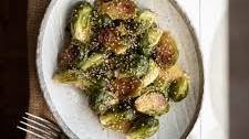 Spicy Maple Brussels Sprouts