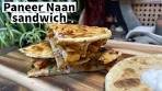 Spicy paneer naan sandwich with peri peri sauce recipe ...