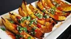 Spicy Roasted Acorn Squash Wedges Recipe