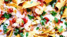 Spicy Shrimp Nachos