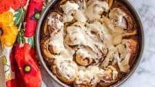 Spicy Sticky Cinnamon Rolls with Cream Cheese Icing