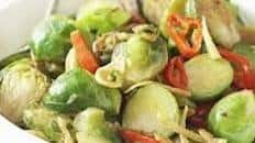 Spicy stir-fried sprouts