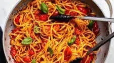 Spicy Tomato Basil Pasta