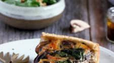 Spinach and Mushroom Quiche