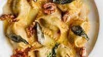 Spinach and Ricotta Agnolotti in a Sage Butter