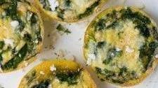 Spinach Egg Muffins with Feta