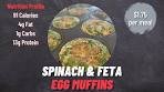 Spinach Feta Egg Muffins