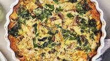 Spinach & Mushroom Quiche