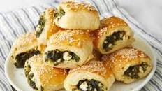 Spinach Rolls with Puff Pastry