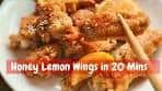 Sticky Honey Lemon Chicken Wings on Stovetop | Easy ...