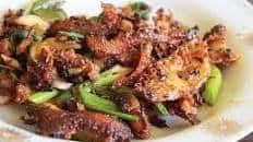 Stir-fried Tripe with Chili Bean Paste Recipe