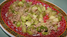 Stir-Fry Opo With Ground Pork