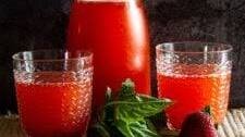 Strawberry Basil Lemonade