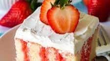 Strawberry Jello Poke Cake