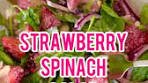 Strawberry spinach salad is the perfect combination of flavors ...