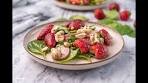 Strawberry Spinach Salad With Balsamic Poppy Seed Dressing