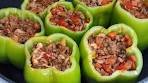 Stuffed Bell Peppers with a Cheesy Minced Beef Filling - NO ...