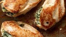 Stuffed Chicken Breasts with Spinach & Cheese