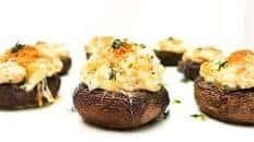 Stuffed Mushrooms with Chestnuts & Boursin