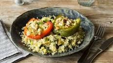 Stuffed Peppers with Herb Couscous