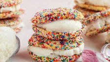 Sugar Cookie Ice Cream Sandwiches