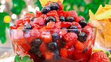 Summer Berry Fruit Salad Recipe with Easy Dressing