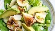 Summer Fig, Almond, & Parmesan Salad