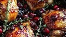 Sweet and Savory Cranberry Glazed Chicken