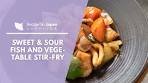 Sweet and Sour Fish and Vegetable Stir-fry