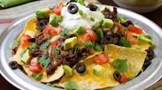 Sweet and Spicy Beef Nachos