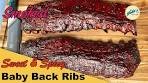 Sweet and Spicy SMOKED Baby Back Ribs - Two Different ...