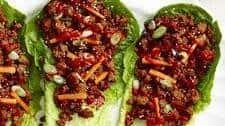 Sweet 'n Spicy Pork Lettuce Wraps