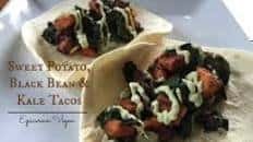 Sweet Potato, Black Bean & Kale Tacos