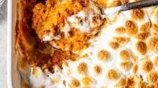 Sweet Potato Casserole with Marshmallows