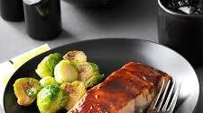 Sweet & Spicy Glazed Salmon