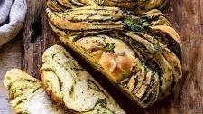 Swirled Garlic Herb Bread.