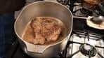 T-Bone Steak in a Brown Onion Gravy. Cajun Style!