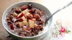 Teff Porridge with Apples, Dates, and Pecans