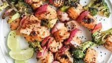 Teriyaki Salmon Kabobs