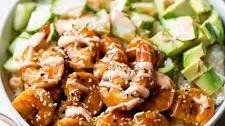 Teriyaki Shrimp Sushi Bowl