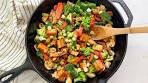 Teriyaki Tofu And Mushroom Stir-Fry Recipe