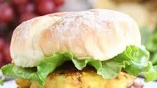 Teriyaki Turkey Burgers with Grilled Pineapple