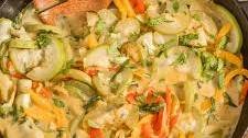 Thai Curried Opo Squash and Peppers